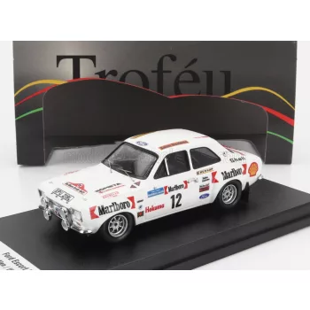   Trofeu - FORD ENGLAND ESCORT MKI (night version) N 12 4th RALLY ARTIC 1974 MARKKU ALEN - ILKKA KIVIMAKI WHITE