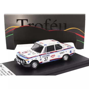   Trofeu - BMW 2002 (night version) N 37 RALLY 1000 LAKES 1974 HEIKKI ENOMAA - MATTI HANKAVAARA WHITE BLUE RED