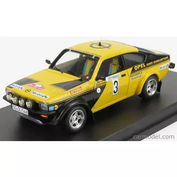   Trofeu - Opel Kadett Gt/E N 3 Rally Montecarlo 1976 H.Mikkola - C.Billstam Yellow Black