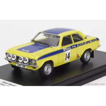   Trofeu - Opel Ascona (Night Version) N 14 Rally Welsh 1974 R.Brookes - R.H.Evans Yellow Blue