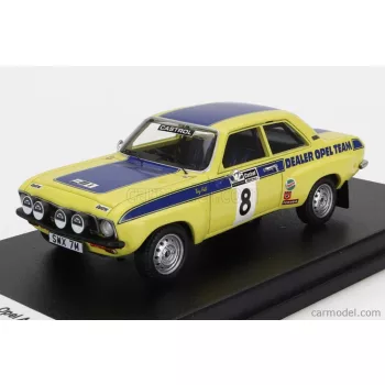   Trofeu - Opel Ascona (Night Version) N 8 Rally Welsh 1974 T.Fall - M.Broad Yellow Blue