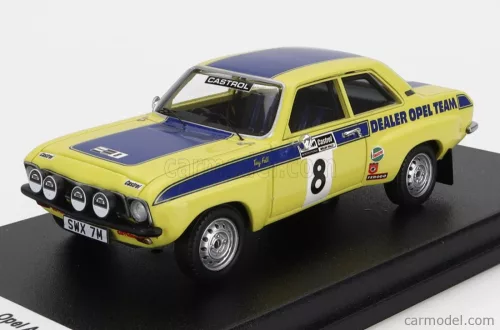 Trofeu - Opel Ascona (Night Version) N 8 Rally Welsh 1974 T.Fall - M.Broad Yellow Blue