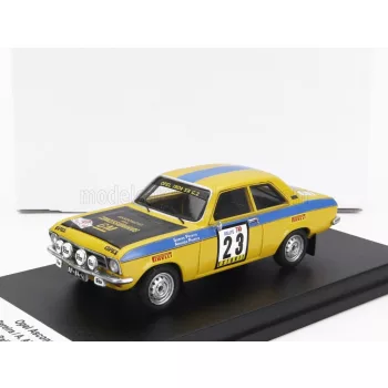  Trofeu - OPEL ASCONA (night version) N 23 RALLY TAP 1974 G.PEREIRA - A.AIMEIDA PEREIRA YELLOW BLUE