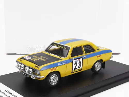Trofeu - OPEL ASCONA (night version) N 23 RALLY TAP 1974 G.PEREIRA - A.AIMEIDA PEREIRA YELLOW BLUE