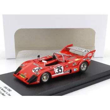   Trofeu - LOLA T292 TEAM GEORGE MORAND N 35 WINNER CLASS 24h LE MANS 1976 FRANCOIS TRISCONI - GEORGES MORAND - ANDRE CHEVALLEY RED