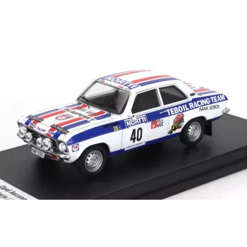   Trofeu - OPEL ASCONA (night version) N 40 RALLY 1000 LAKES 1973 HANNU VALTAHARJU - RAIMO HALM WHITE BLUE RED