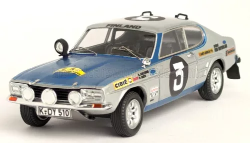 Trofeu - FORD ENGLAND CAPRI 2600 (night version) N 3 RALLY EAST AFRICAN SAFARI 1970 RAUNO AALTONEN - PETER HUTH GREY MET BLUE