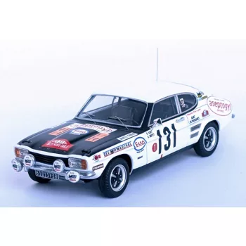   Trofeu - FORD ENGLAND CAPRI 2300 (night version) N 131 RALLY MONTECARLO 1971 BRUNO SABY - BERNARD MOYET WHITE BLACK
