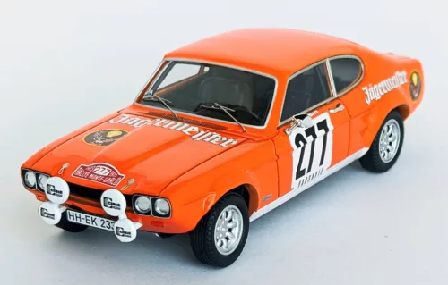 Trofeu - FORD ENGLAND CAPRI 2600 (night version) N 277 RALLY MONTECARLO 1973 JOCHI KLEINT - HARRY ZWIERS ORANGE