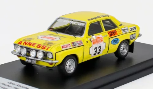Trofeu - OPEL ASCONA (night version) N 33 WINNER Gr.2 RALLY SANREMO 1975 GEORG FISCHER - HARALD GOTTLIEB YELLOW