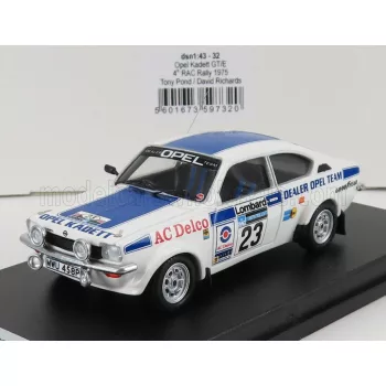   Trofeu - OPEL KADETT GT/E (night version) N 23 RALLY RAC LOMBARD 1975 T.POND - D.RICHARDS WHITE BLUE