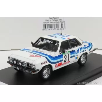   Trofeu - Opel Ascona (Night Version) N 31 Rally Portugal 1980 J.Santos - L.Alegria White Blue