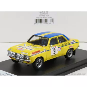   Trofeu - Opel Ascona (Night Version) N 9 Rally Tap 1974 T.Fall - R.Turvey Yellow Blue
