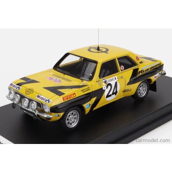   Trofeu - Opel Ascona (Night Version) N 24 Rally Montecarlo 1975 A.Kullang - C.G.Andersson Yellow Black