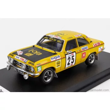   Trofeu - Opel Ascona (Night Version) N 25 Rally Tap 1973 M.Quepe - M.Amaral Yellow Black