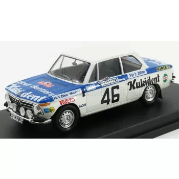   Trofeu - BMW 2002ti N 46 RALLY MONTECARLO 1973 R.HAINBACH - W.BIEBINGER WHITE BLUE