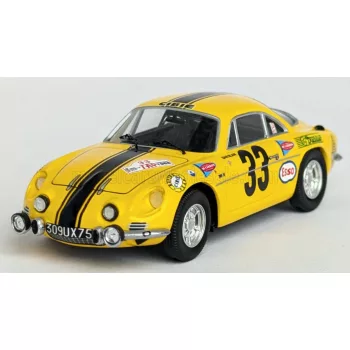   Trofeu - RENAULT A110 ALPINE (night version) N 3 RALLY TAP 1968 DAN BLAIN - CHRISTIAN MELVILLE YELLOW BLACK