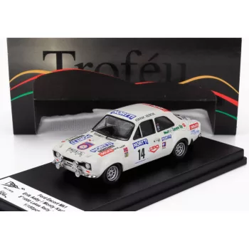   Trofeu - FORD ENGLAND ESCORT MKI (night version) N 14 RALLY 1000 LAKES 1975 ERIK AABY - MONTY KARLAN WHITE