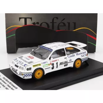  Trofeu - FORD ENGLAND SIERRA RS COSWORTH N 31 RALLY MONTECARLO 1987 CHRISTIAN GARDAVOT - CLAUDE FERRATO WHITE