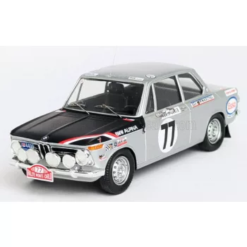   Trofeu - BMW 2002 Ti (night version) N 77 RALLY MONTECARLO 1970 RAY - BORIS BRICO SILVER BLACK