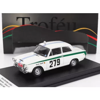   Trofeu - FORD ENGLAND CORTINA LOTUS N 279 RALLY MONTECARLO 1964 ESTANISLAO REVERTER - OSCAR CAPROTTI WHITE GREEN