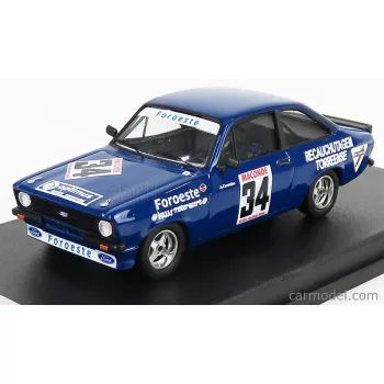   Trofeu - Ford England Escort Mkii N 34 Rally Vila Do Conde 1980 A.Carreira Blue