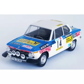   Trofeu - BMW 2002 Tii (night version) N 14 RALLY TAP 1974 GEORG FISCHER - HARALD GOTTLIEB BLUE WHITE