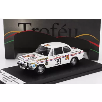   Trofeu - BMW 2002 Ti (night version) N 39 RALLY ALPENFAHRT 1973 GERHARD STROPPE - WALTER SMOLEJ WHITE
