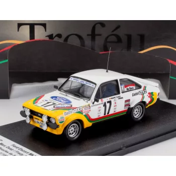   Trofeu - FORD ENGLAND ESCORT MKII (night version) N 17 BOUCLES DE SPA 1979 MARC DUEZ - FREDY FRANSSEN WHITE YELLOW