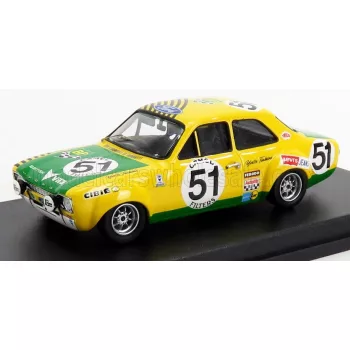   Trofeu - FORD ENGLAND ESCORT MKI N 51 24h SPA FRANCORCHAMPS 1971 H.AKERSLOOT - Y.FONTAINE YELLOW GREEN