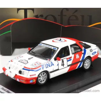   Trofeu - Ford England Sierra Xr 4X4 Team Fina (Night Version) 4Th Boucles De Spa 1988 M.Lovell - T.Herryman White Red Blue