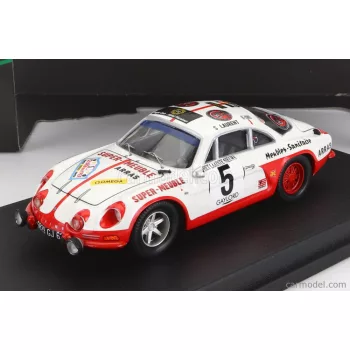   Trofeu - Renault Alpine A110 N 5 2Nd Rally Ypres 1973 S.Laurent - P.Hammelrath White Red