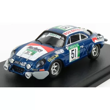   Trofeu - RENAULT ALPINE A110 RALLY BANDAMA 1977 M.LE GALL - Y. LE GALL BLUE MET