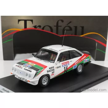   Trofeu - Ford England Escort Mkii Rs 2000 N 14 Rally Hunsruck 1984 M.Werner - M.Feltz White Red Green
