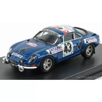   Trofeu - Renault Alpine A110 N 43 Rally Bandama 1974 S.Mehta - M.Doughty Blue Met