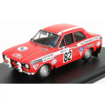   Trofeu - FORD ENGLAND ESCORT MKI (night version) N 82 RALLY MONTECARLO 1972 G.VAN LENNEP - J.KLEIN RED WHITE