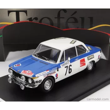   Trofeu - Bmw 2002 Ti (Night Version) N 76 Rally Montecarlo 1973 A.Kridel - J.Brandenburger Blue White
