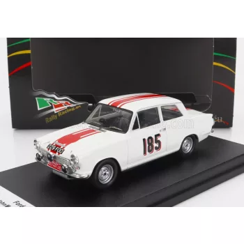   Trofeu - FORD ENGLAND CORTINA GT N 185 RALLY MONTECARLO 1964 J.MANUSSIS - J.UREN WHITE RED