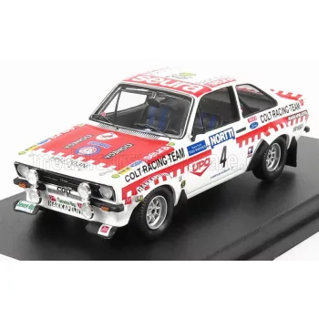   Trofeu - FORD ENGLAND ESCORT MKII RS 1800 (night version) N 4 3rd RALLY 1000 LAKES 1975 TIMO MAKINEN - HENRY LIDDON WHITE RED
