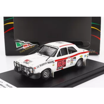   Trofeu - FORD ENGLAND ESCORT MKI (night version) N 103 RALLY LONDON - MEXICO 1970 T.MAKINEN - G.STAEPELAERE WHITE RED