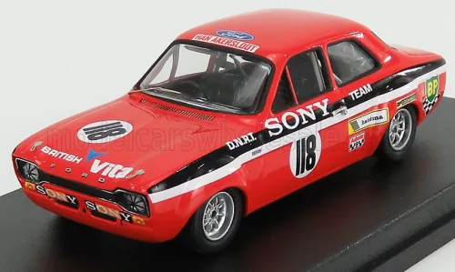 Trofeu - FORD ENGLAND ESCORT MKI N 11 3rd COUPES BENELUX ZANDVOORT 1971 Y.FONTAINE RED BLACK WHITE