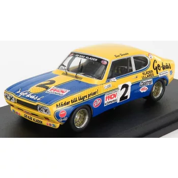   Trofeu - FORD ENGLAND CAPRI 2600 RS N 2 WINNER KINNEKULLE RING 1973 B.BRASTA YELLOW BLUE