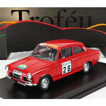   Trofeu - FORD ENGLAND LOTUS CORTINA N 26 RALLY SWEDEN 1966 V.ELFORD - J.DAVENPORT RED