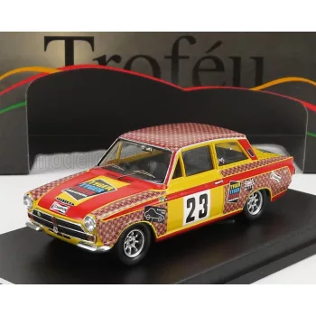   Trofeu - FORD ENGLAND LOTUS CORTINA 23 TOURING CAR CHAMPIONSHIP SWEDEN 1968 E.BERGER RED YELLOW