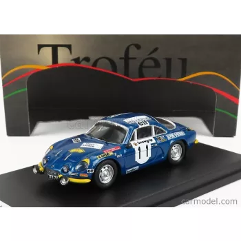   Trofeu - Renault Alpine A110 N 11 3Rd Rally Sweden 1973 J.L.Therier - M.Callewaert Blue Yellow