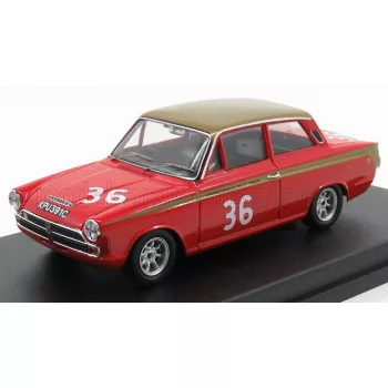   Trofeu - FORD ENGLAND LOTUS CORTINA N 36 SNETTERTON 1966 J.STEWART RED GOLD