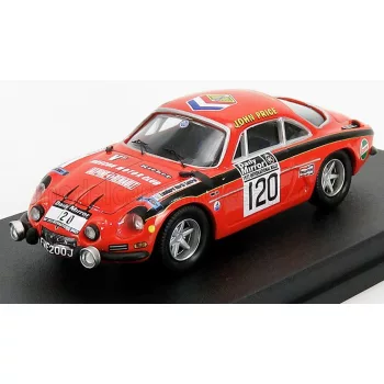   Trofeu - RENAULT A110 ALPINE N 120 RALLY RAC LOMBARD 1972 J.PRICE - M.TURNER ORANGE BLACK