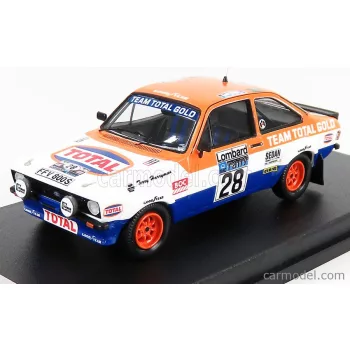   Trofeu - Ford England Escort Mkii N 28 Rally Rac 1979 M.Wilson - T.Harryman Orange White Blue