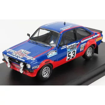   Trofeu - FORD ENGLAND ESCORT MKII N 53 20th RALLY RAC 1977 M.WILSON - T.HARRYMAN BLUE RED