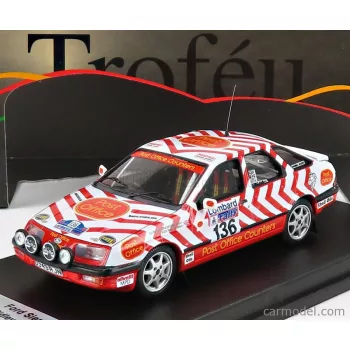   Trofeu - Ford England Sierra Xr4X4 (Night Version) N 136 Rally Rac Lombard 1987 K.Ridley - G.Bradford White Red